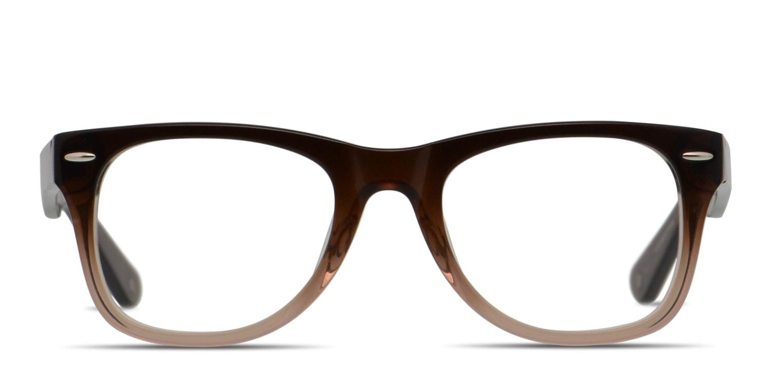 Muse M Classic Brown/Neutrals/Clear glasses - Brown / Beige / Clear - Frontal View