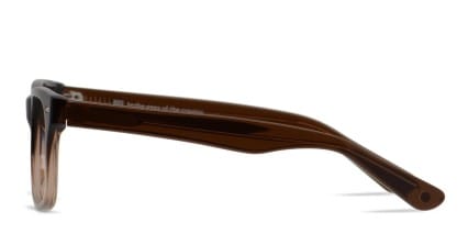 Muse M Classic Brown/Neutrals/Clear glasses - Brown / Beige / Clear - Side View