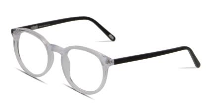 Ottoto Piero Clear, Black glasses - Clear / Black - Angle View