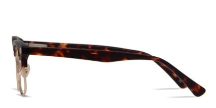 Muse Elliot Tortoise, Gold glasses - Tortoise / Gold - Side View