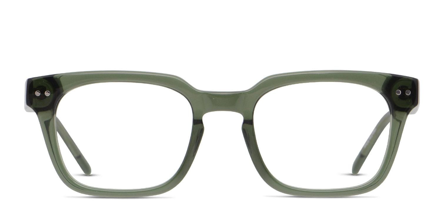 Muse Killian Clear Green Rectangle Full Frame eyeglasses - front