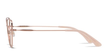 Amelia E. Minola Rose Gold glasses - Rose Gold - Side View