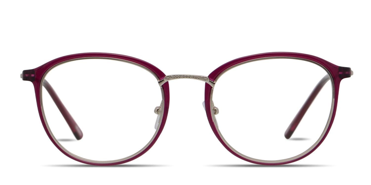 Ottoto Bellona Purple, Silver glasses - Purple / Silver - Frontal View
