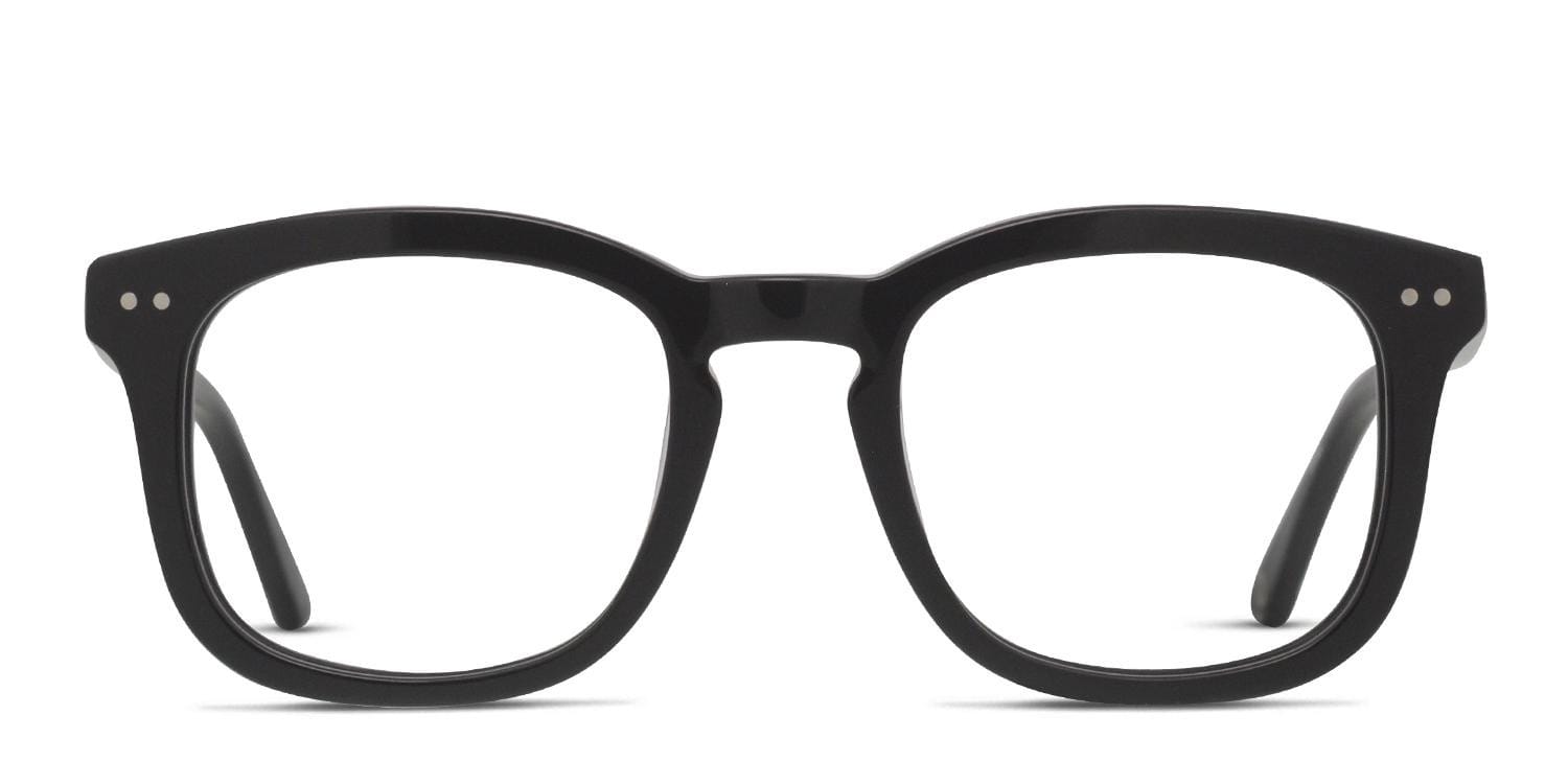 Muse McNeil Shiny Black glasses - Shiny Black - Frontal View