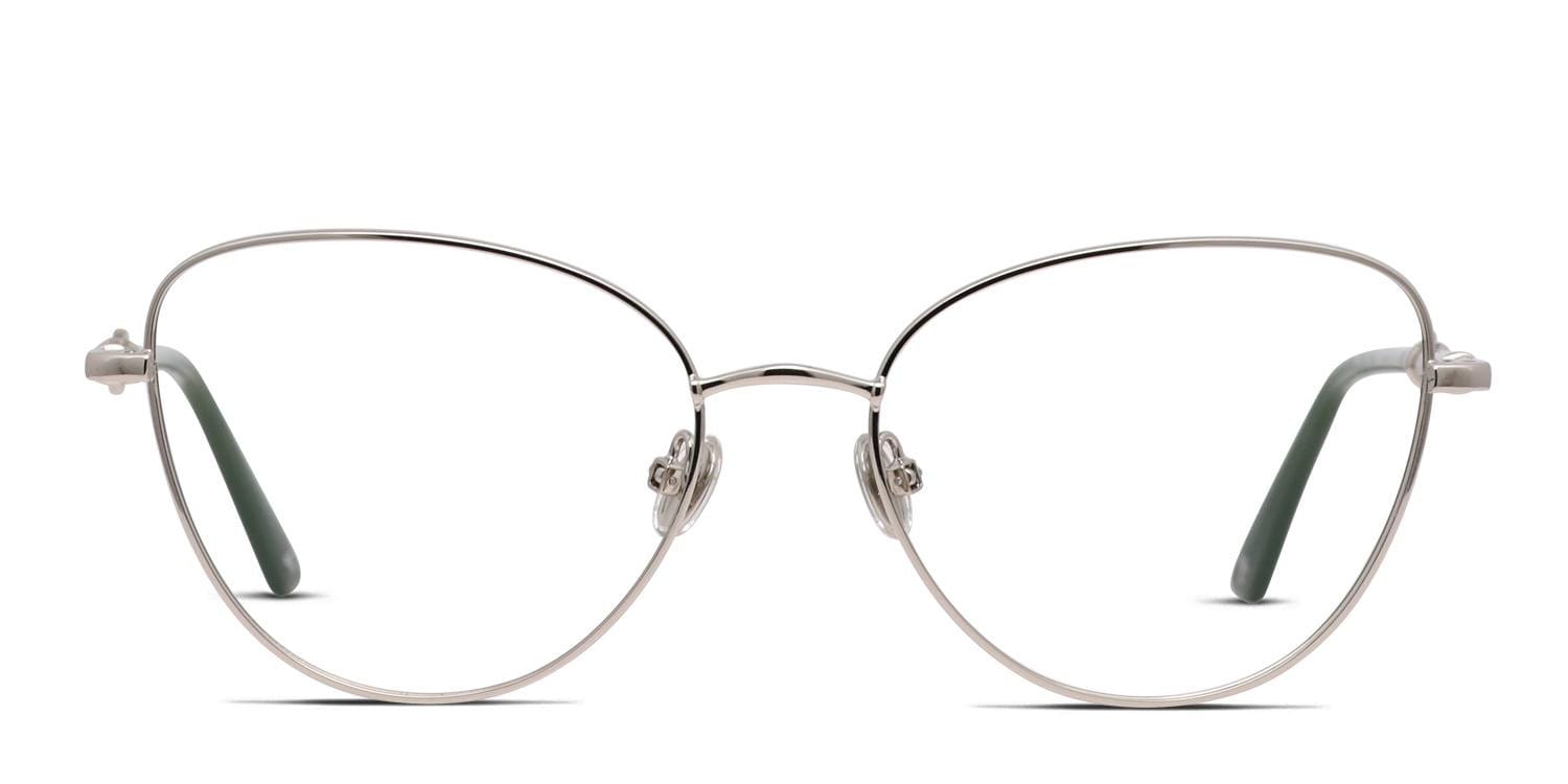 Amelia E. Maeve Silver glasses - Silver - Frontal View