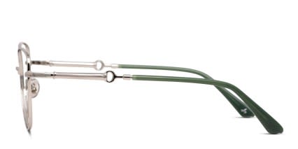 Amelia E. Maeve Silver glasses - Silver - Side View