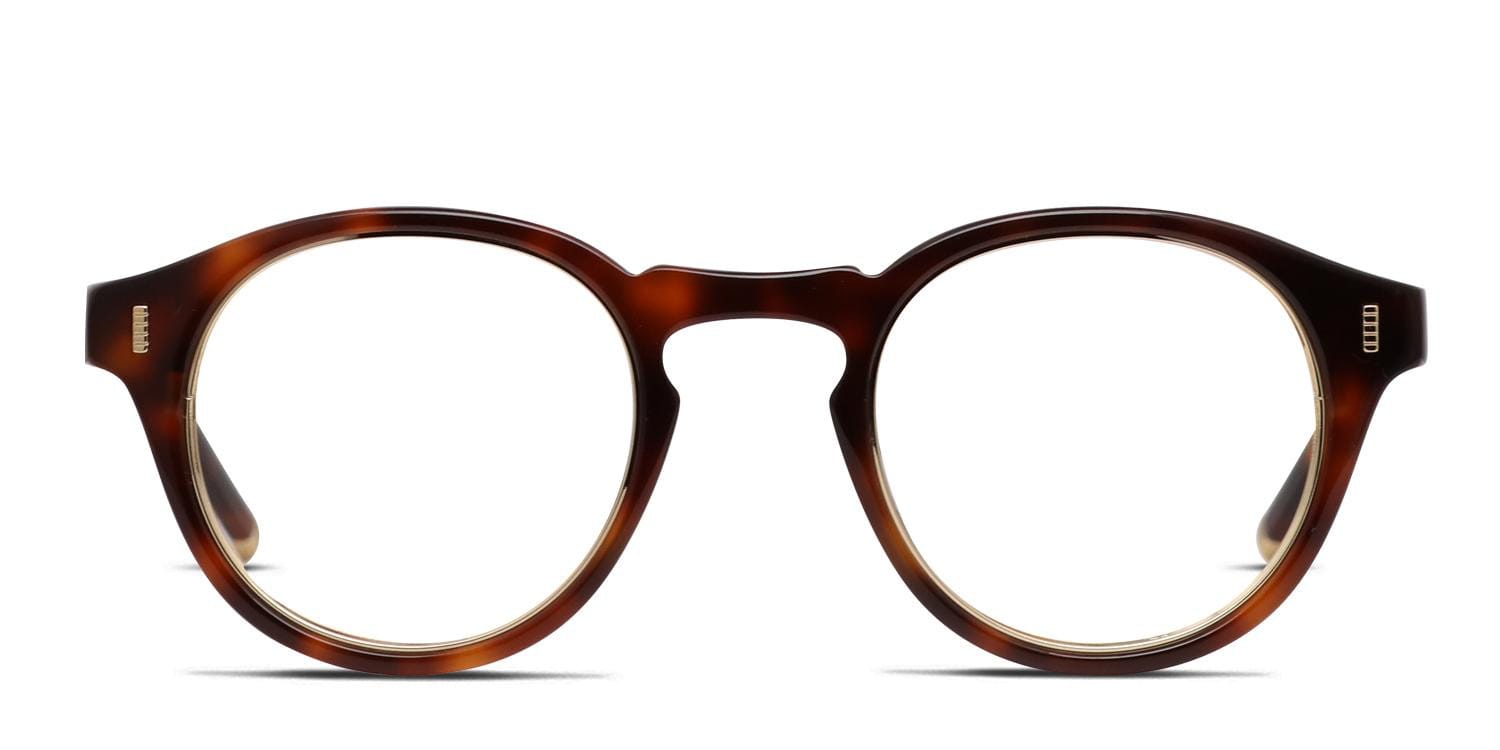Ottoto Hudson Yards Brown/Tortoise Round Full Frame eyeglasses - front
