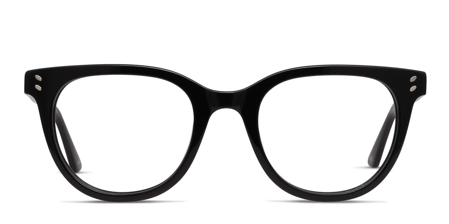 Amelia E. Imani Shiny Black glasses - Shiny Black - Frontal View