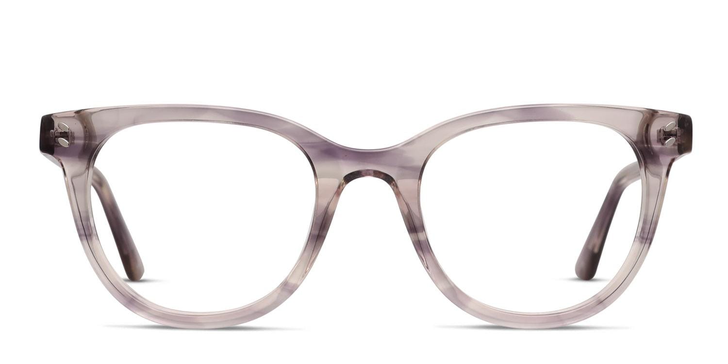 Amelia E. Imani Beige, Clear glasses - Beige / Clear - Frontal View
