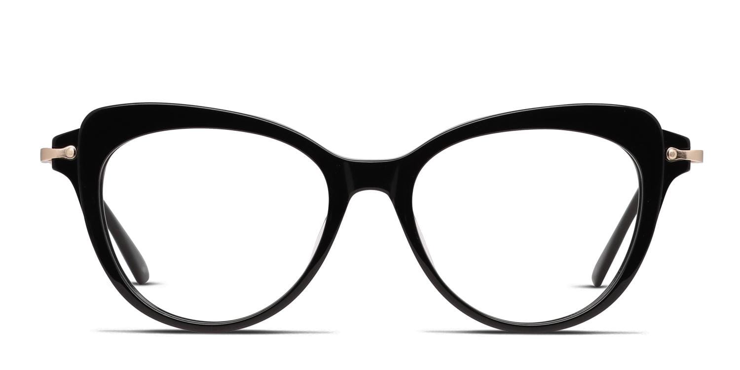 Amelia E. Kealia Shiny Black glasses - Shiny Black - Frontal View