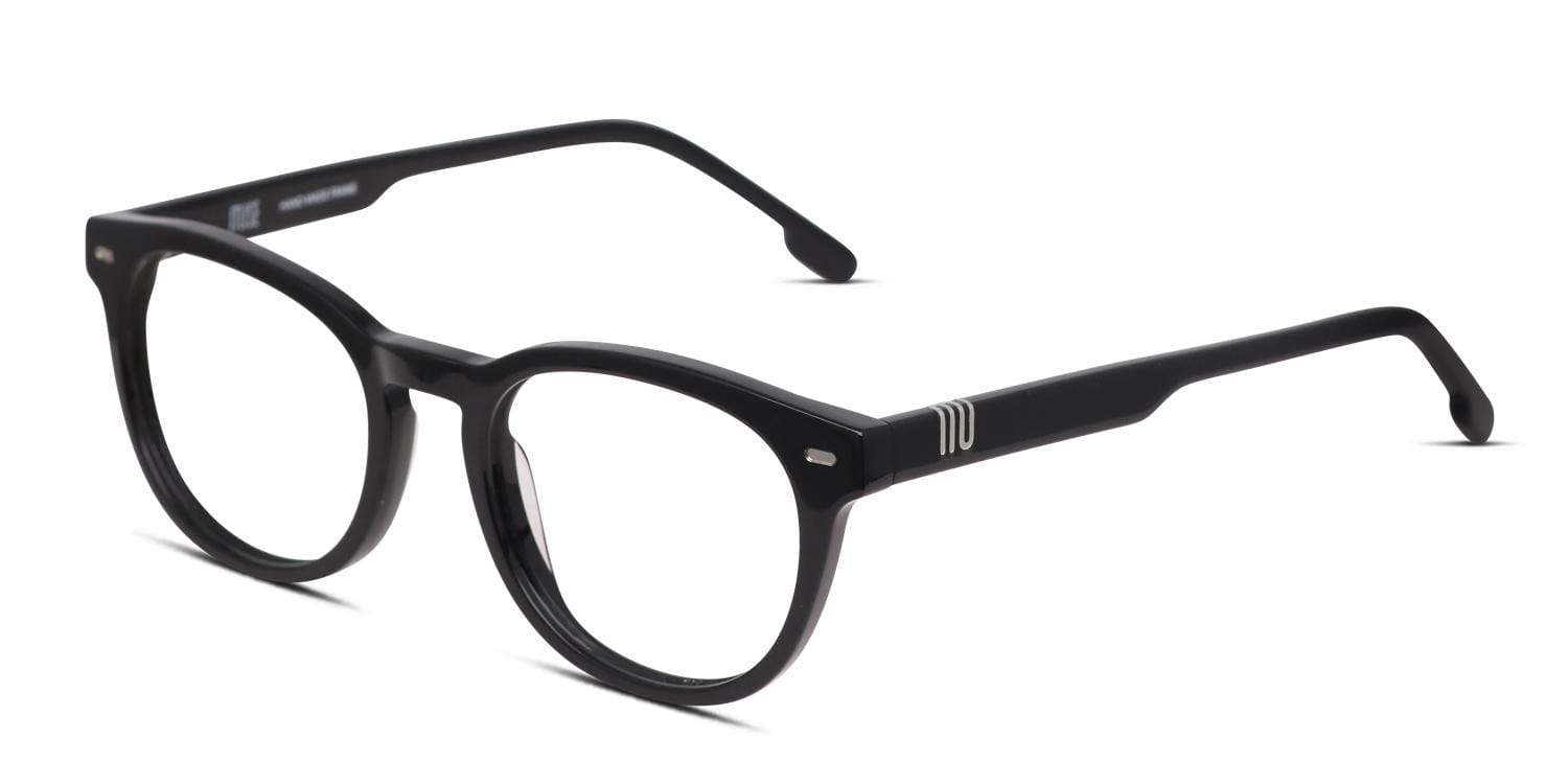 Muse Mage Shiny Black Prescription Eyeglasses