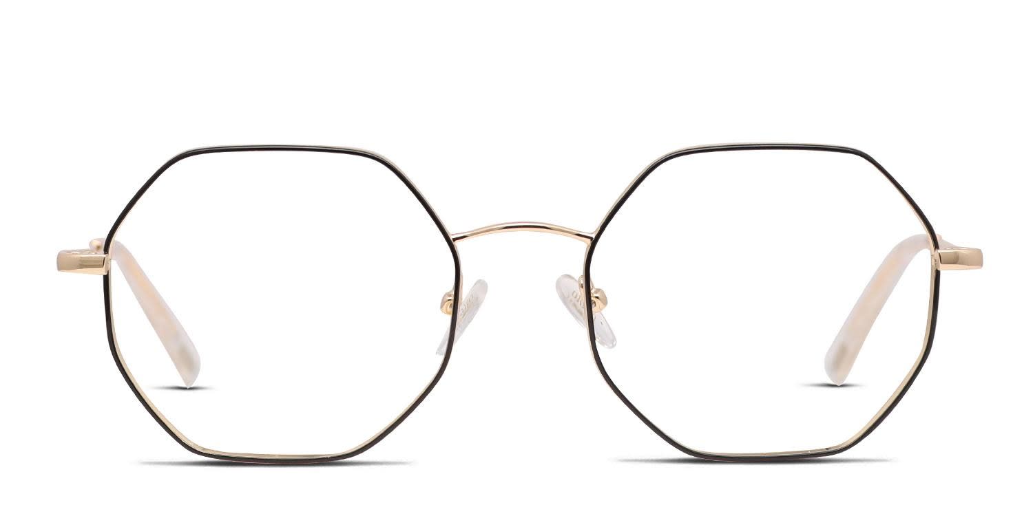 Ottoto Stefen Black, Gold glasses - Black / Gold - Frontal View