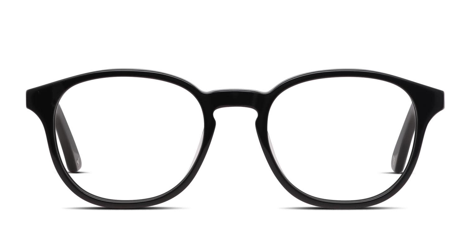 Amelia E. Cove Shiny Black glasses - Shiny Black - Frontal View