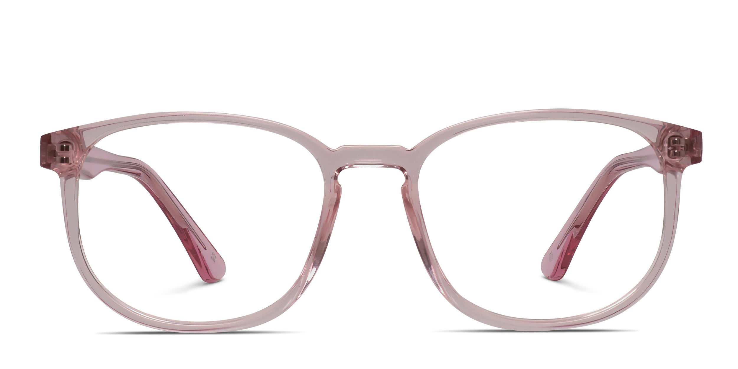 Muse Campbell Pink, Clear glasses - Pink / Clear - Frontal View