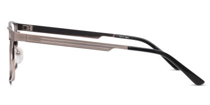 Burgh Gunmetal glasses - Gunmetal - Side View