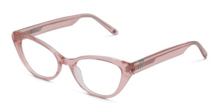 Amelia E. Nova Pink, Glitter glasses - Pink / Glitter - Angle View