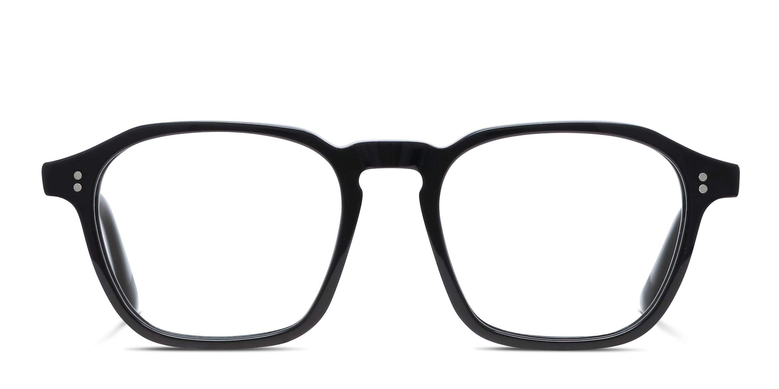 Ottoto Sandstone Shiny Black glasses - Shiny Black - Frontal View