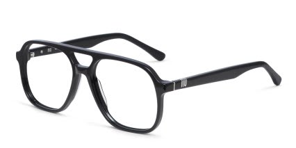 Muse Free Bird Shiny Black glasses - Shiny Black - Angle View