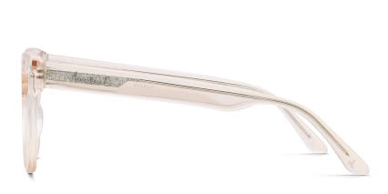 Amelia E. Makenzie Beige, Clear glasses - Beige / Clear - Side View