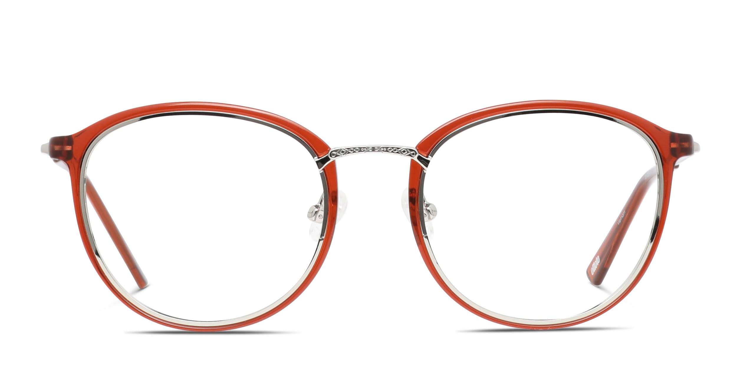 Ottoto Bellona Red, Silver glasses - Red / Silver - Frontal View