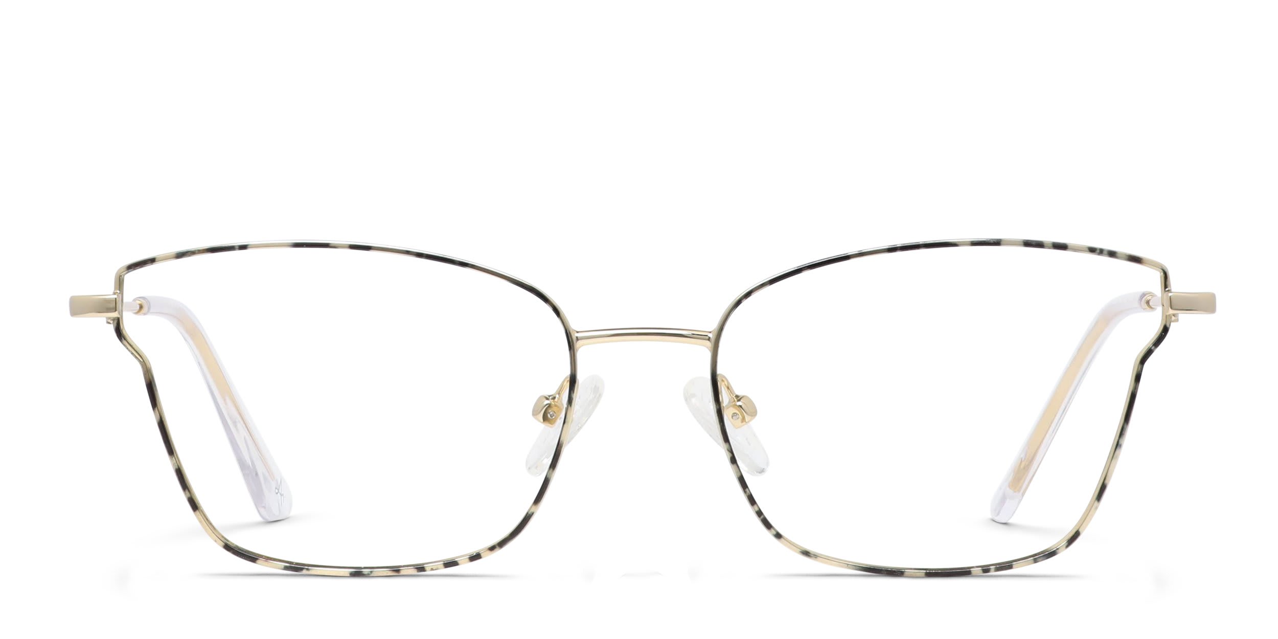 Amelia E. Audrey Tortoise, Gold Prescription Eyeglasses
