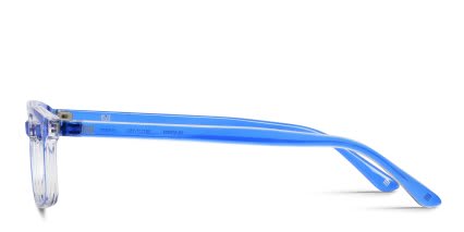 Muse Corvallis Blue, Clear glasses - Blue / Clear - Side View