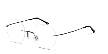 Ottoto Ringo Shiny Black Prescription Eyeglasses