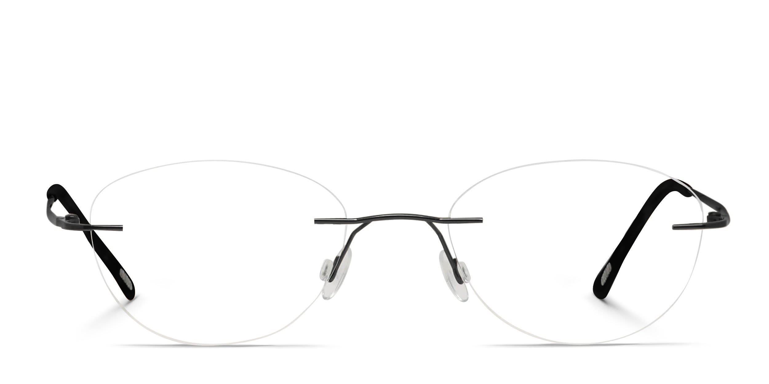 Ottoto Finnian Shiny Black glasses - Shiny Black - Frontal View