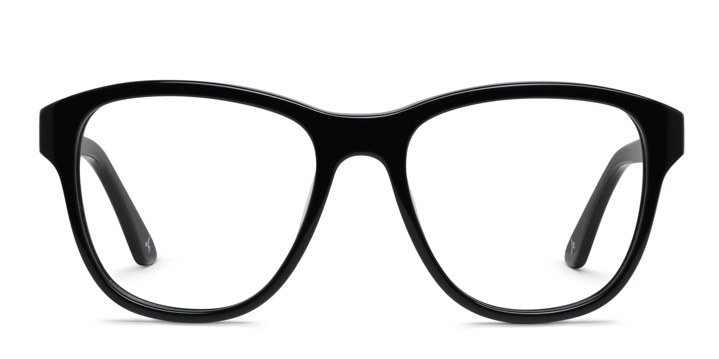 Amelia E. Tricia Shiny Black glasses - Shiny Black - Frontal View