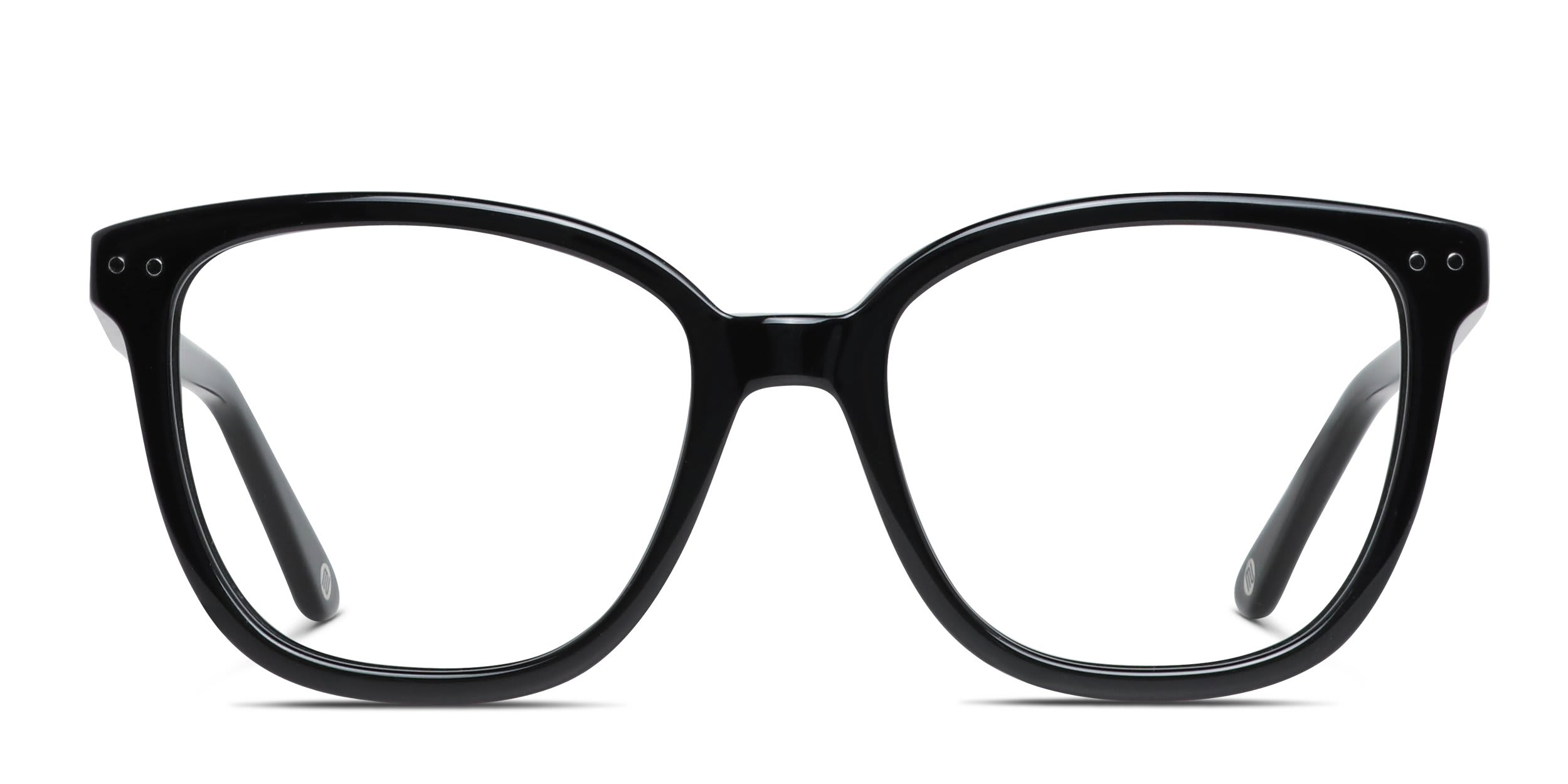 Muse Eloquence Shiny Black glasses - Shiny Black - Frontal View