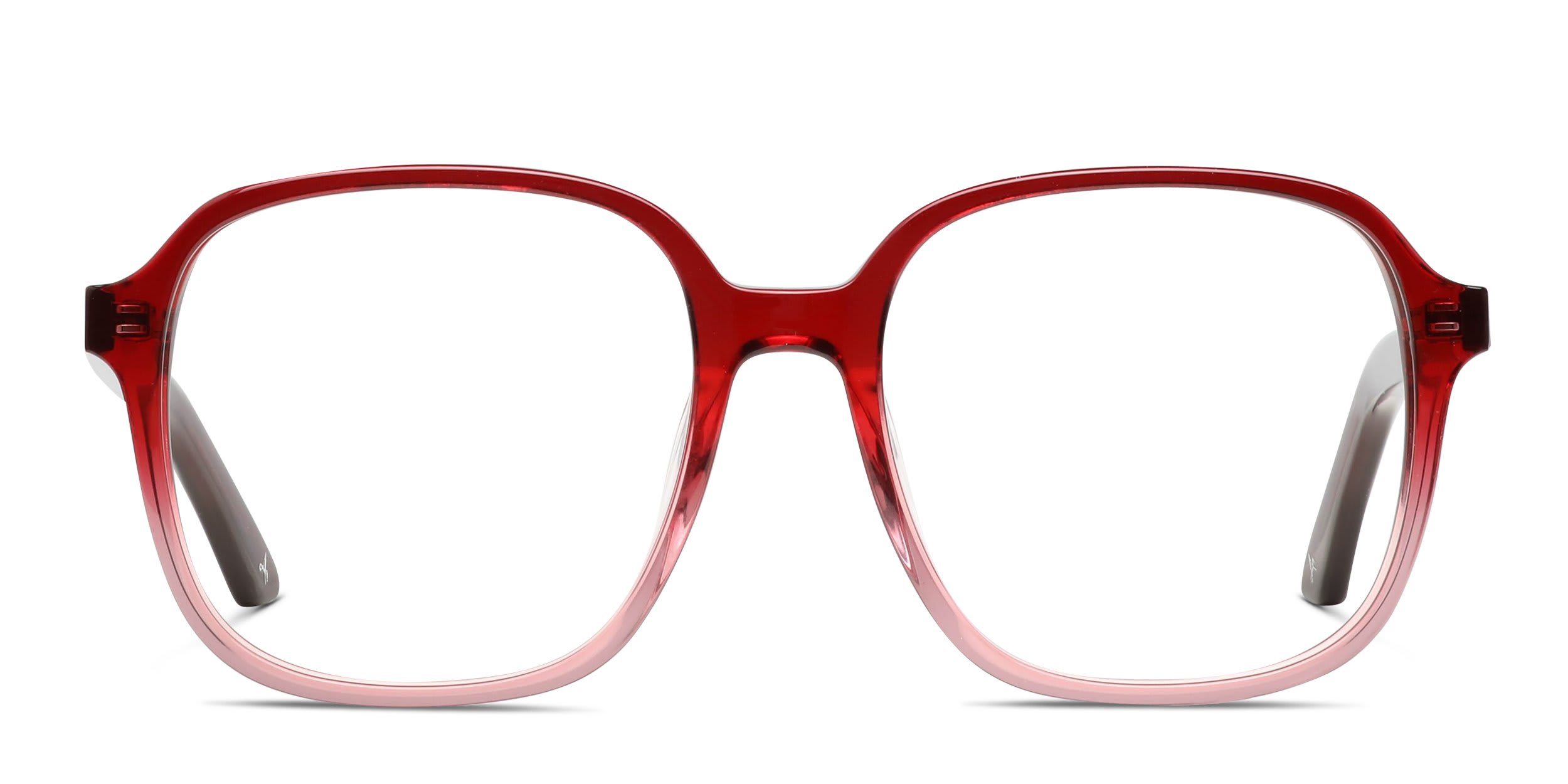 Moonlit Red Amelia E. Moonlit Red, Clear Prescription Eyeglasses
