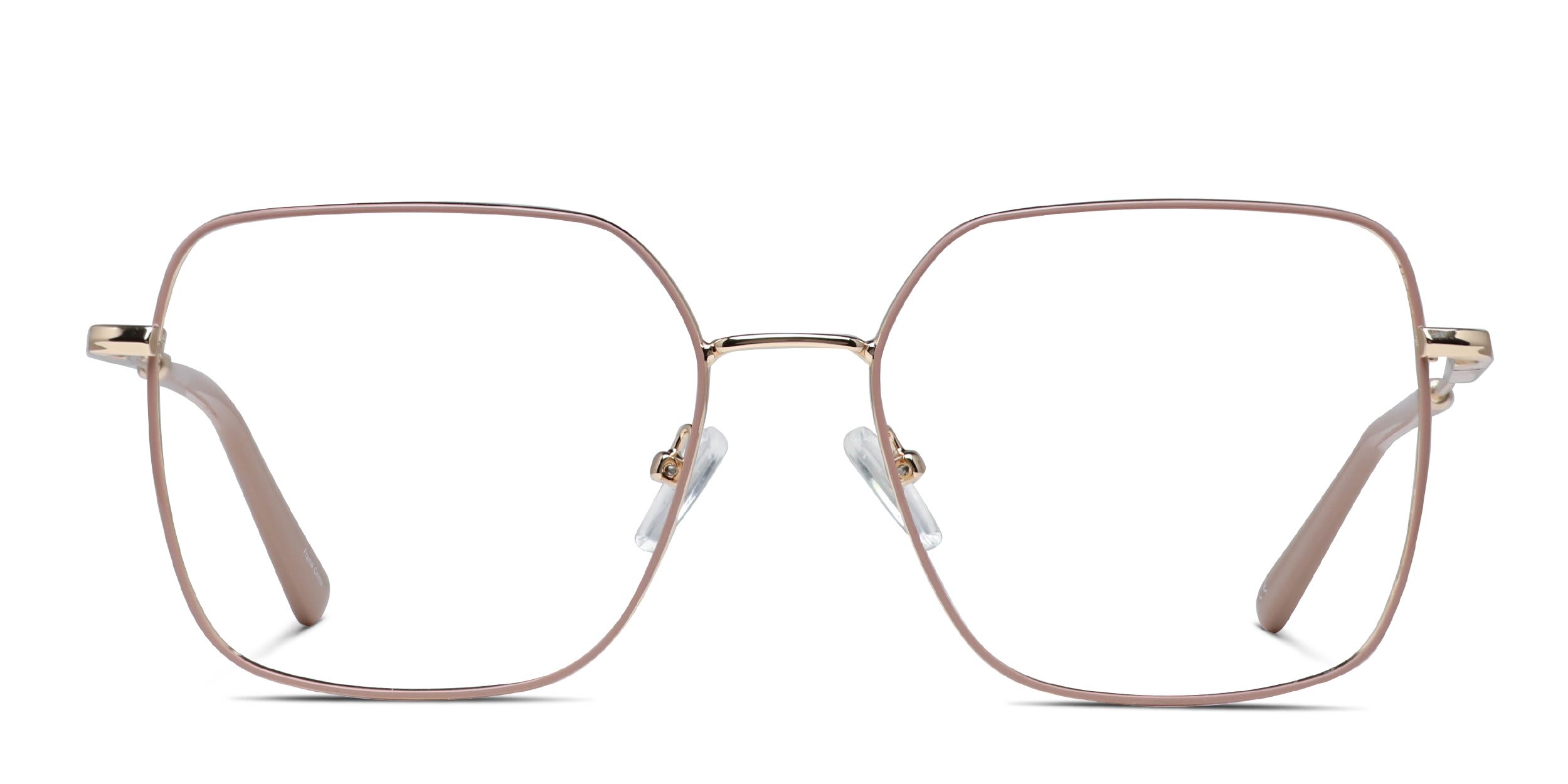 Aniston Pink, Gold glasses - Pink / Gold - Frontal View