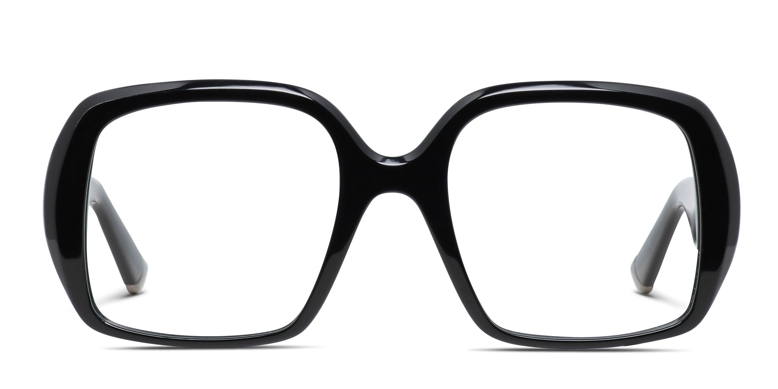 Muse Del Mar Shiny Black glasses - Shiny Black - Frontal View