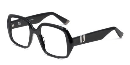 Muse Del Mar Shiny Black glasses - Shiny Black - Angle View