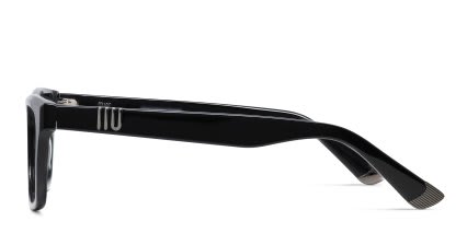 Muse Westward Shiny Black glasses - Shiny Black - Side View
