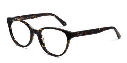 Amelia E. Europa Tortoise, Brown, Gold glasses - Tortoise / Brown / Gold - Angle View
