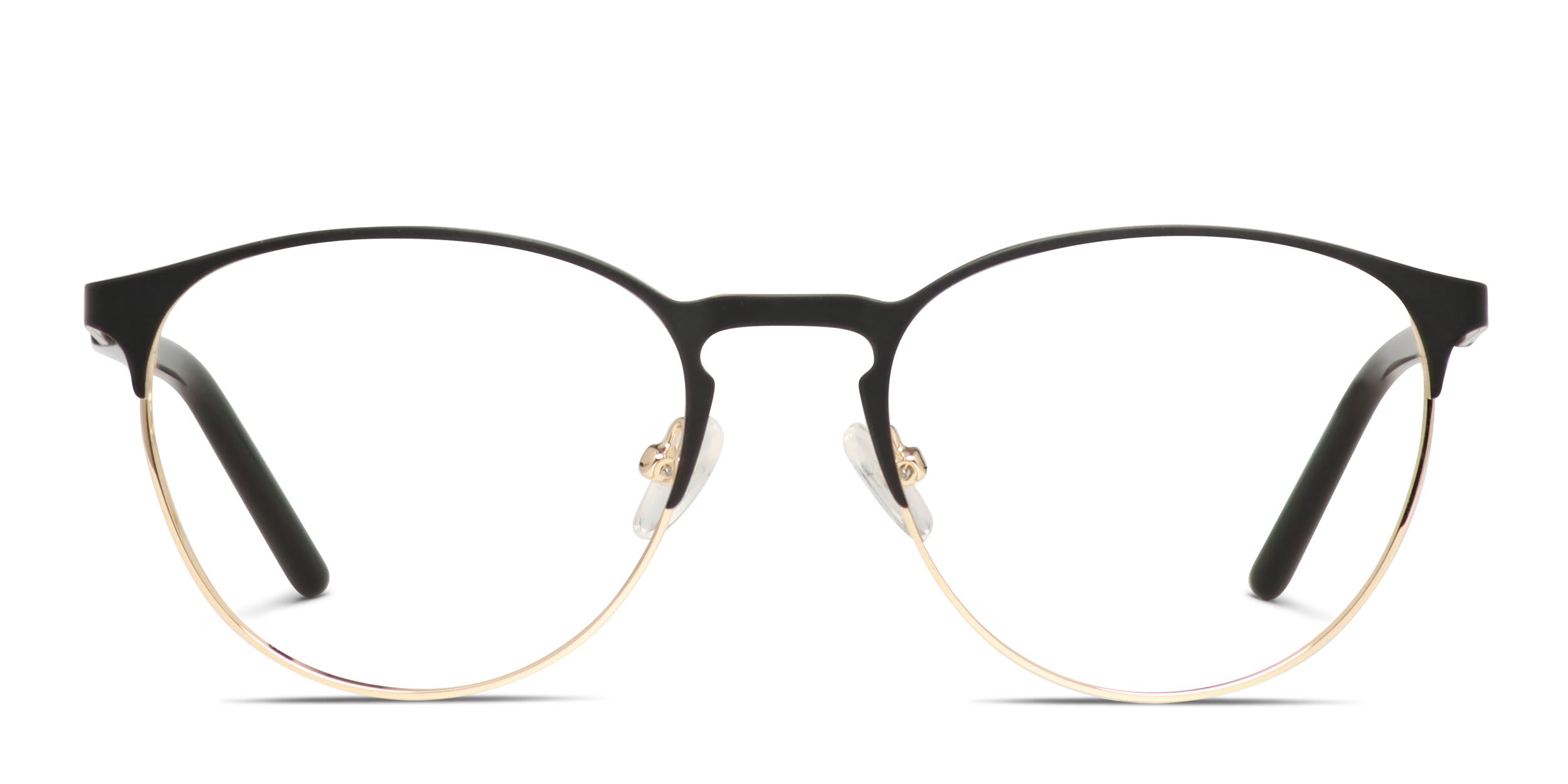Ottoto Sandra Black, Gold glasses - Black / Gold - Frontal View