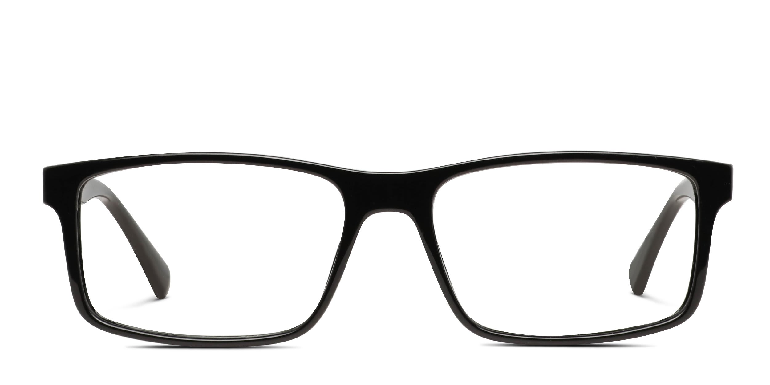 Knox Shiny Black glasses - Shiny Black - Frontal View