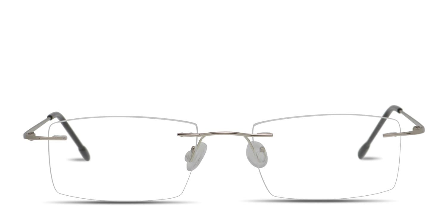 Henry Silver Rectangle Rimless eyeglasses - front
