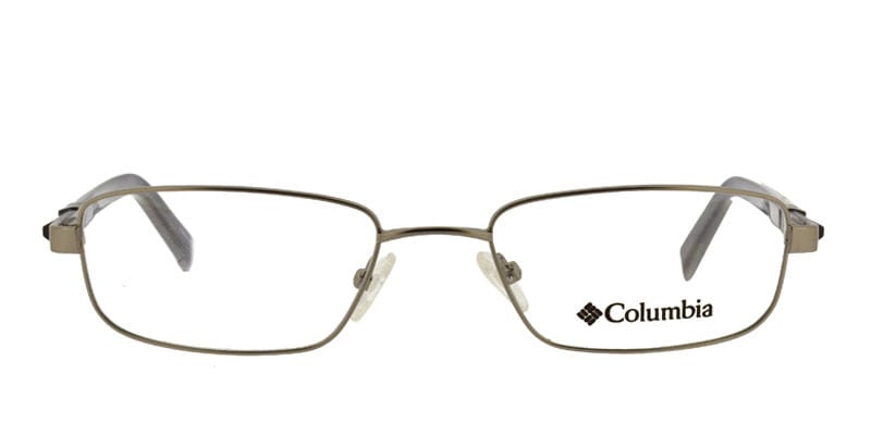 Columbia Venture Creek Silver w/Black w/Clip-On NA Rectangle Full Frame sunglasses - front