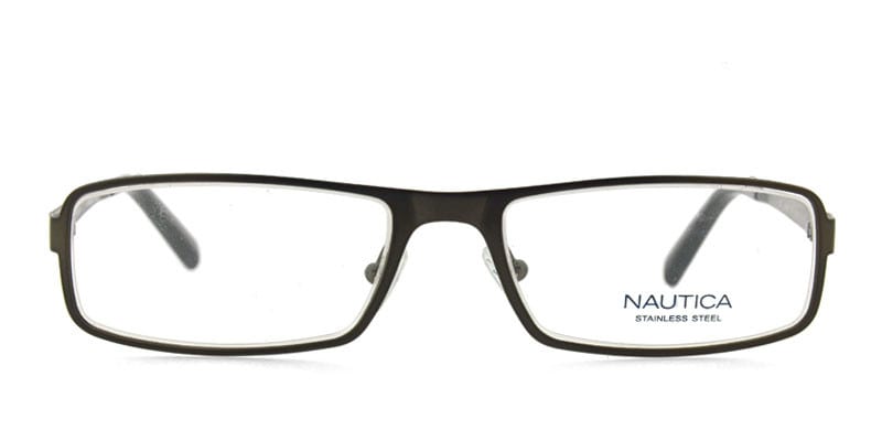 Nautica N7162 Gunmetal NA Rectangle, Oval Full Frame eyeglasses - front