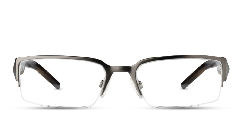 Spy Kurk Gunmetal w/Gray Marble NA Rectangle Half Frame sunglasses - front