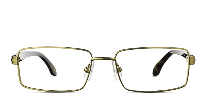 Calvin Klein CK5331 Olive Gold NA Rectangle Full Frame sunglasses - front