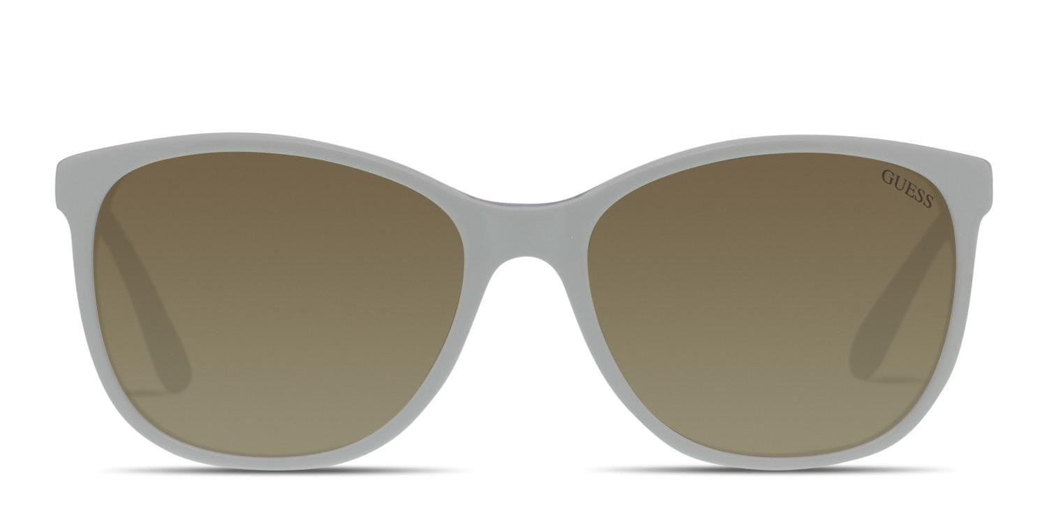Guess GU7426 White Square Full Frame sunglasses - front