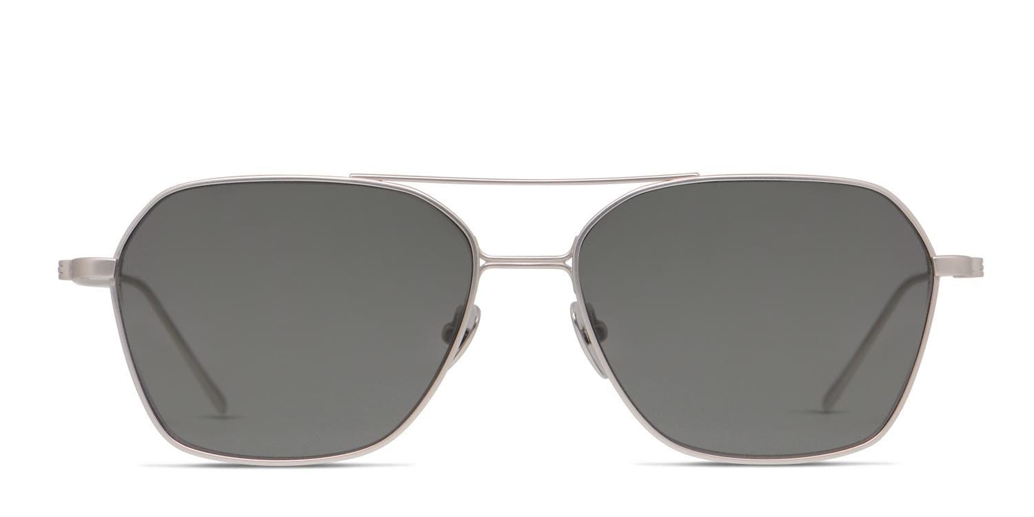 Calvin Klein CK18112S Silver Geometric, Aviator Full Frame, Lightweight sunglasses - front