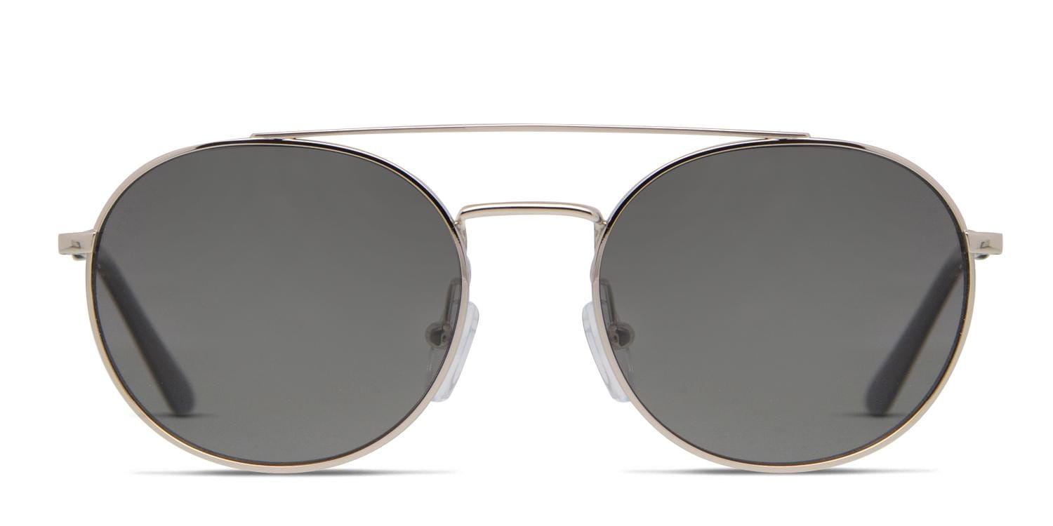 Calvin Klein CK18116S Silver Round Full Frame sunglasses - front