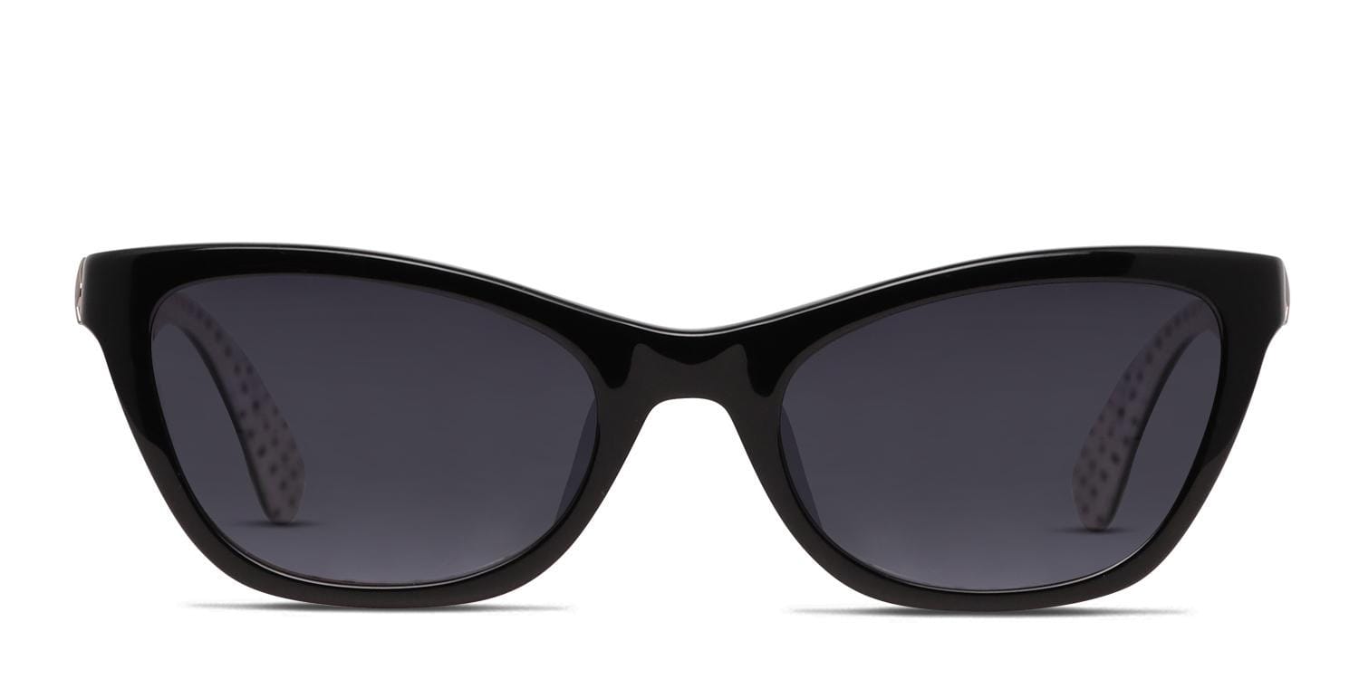 Kate Spade Shiny Black Prescription Sunglasses