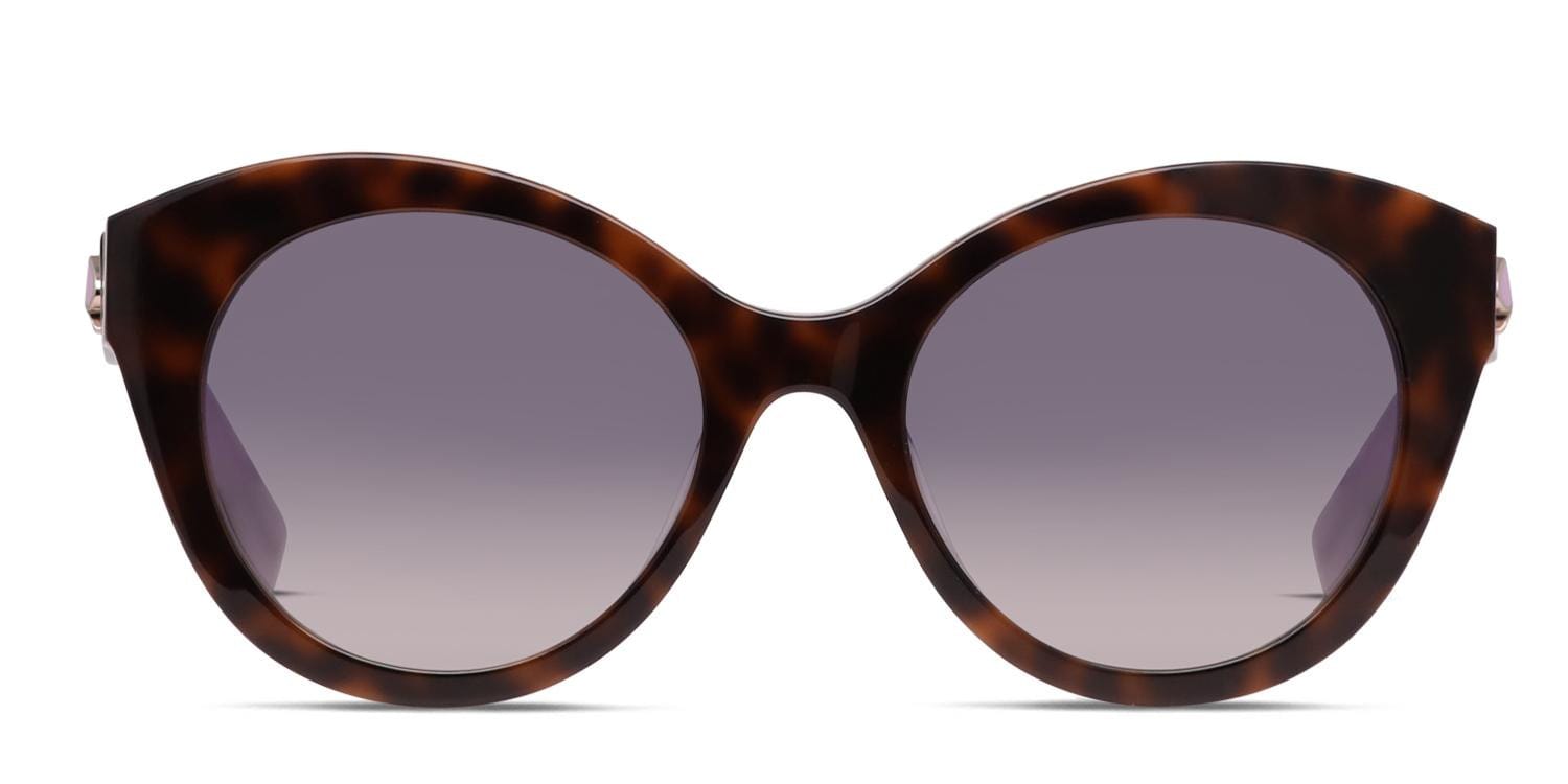 Kate Spade Karleigh/S Brown/Tortoise/Purple Prescription Sunglasses
