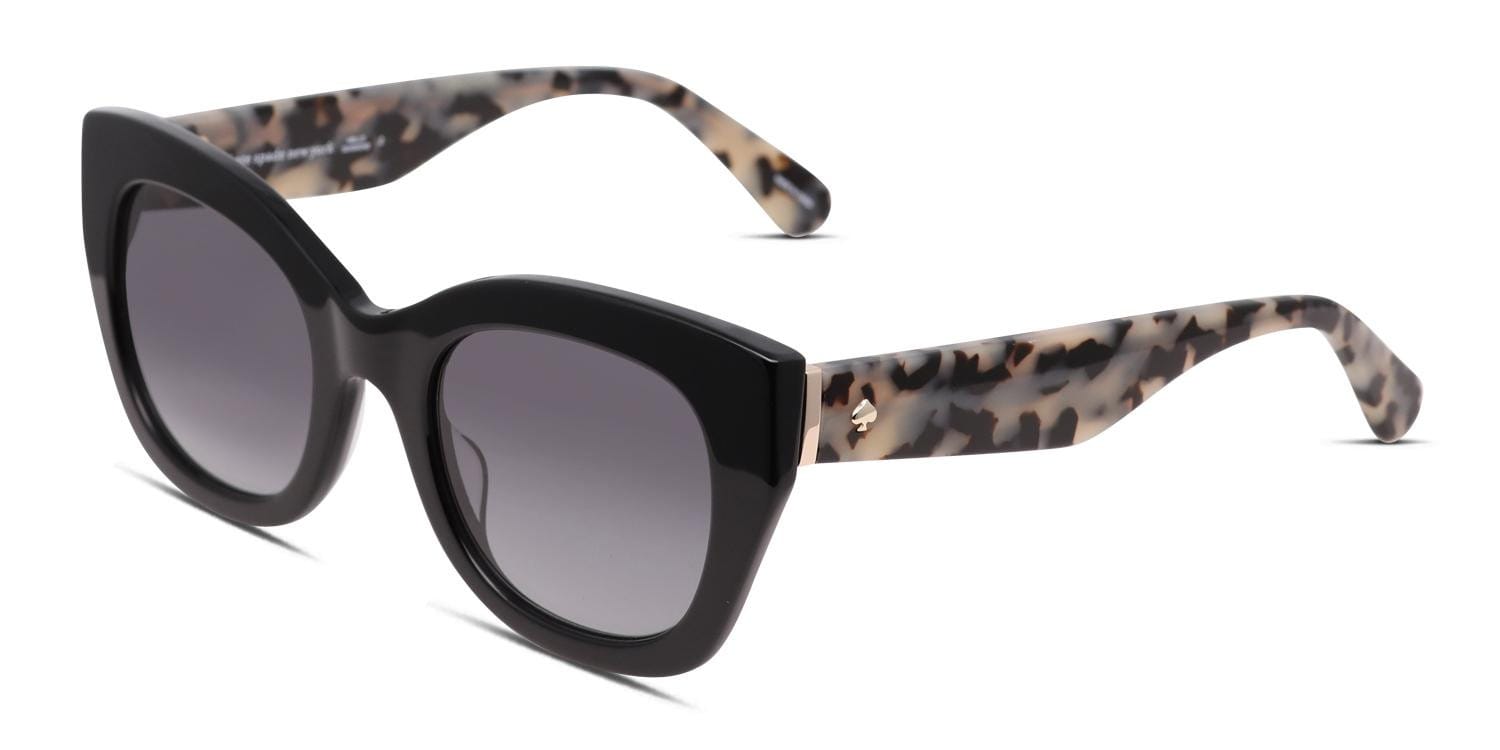 Kate Spade Jalena/S Black/Tortoise/Beige Prescription Sunglasses