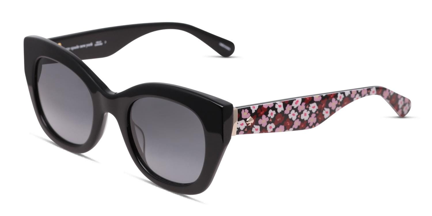 Kate Spade Jalena/S Shiny Black Prescription Sunglasses